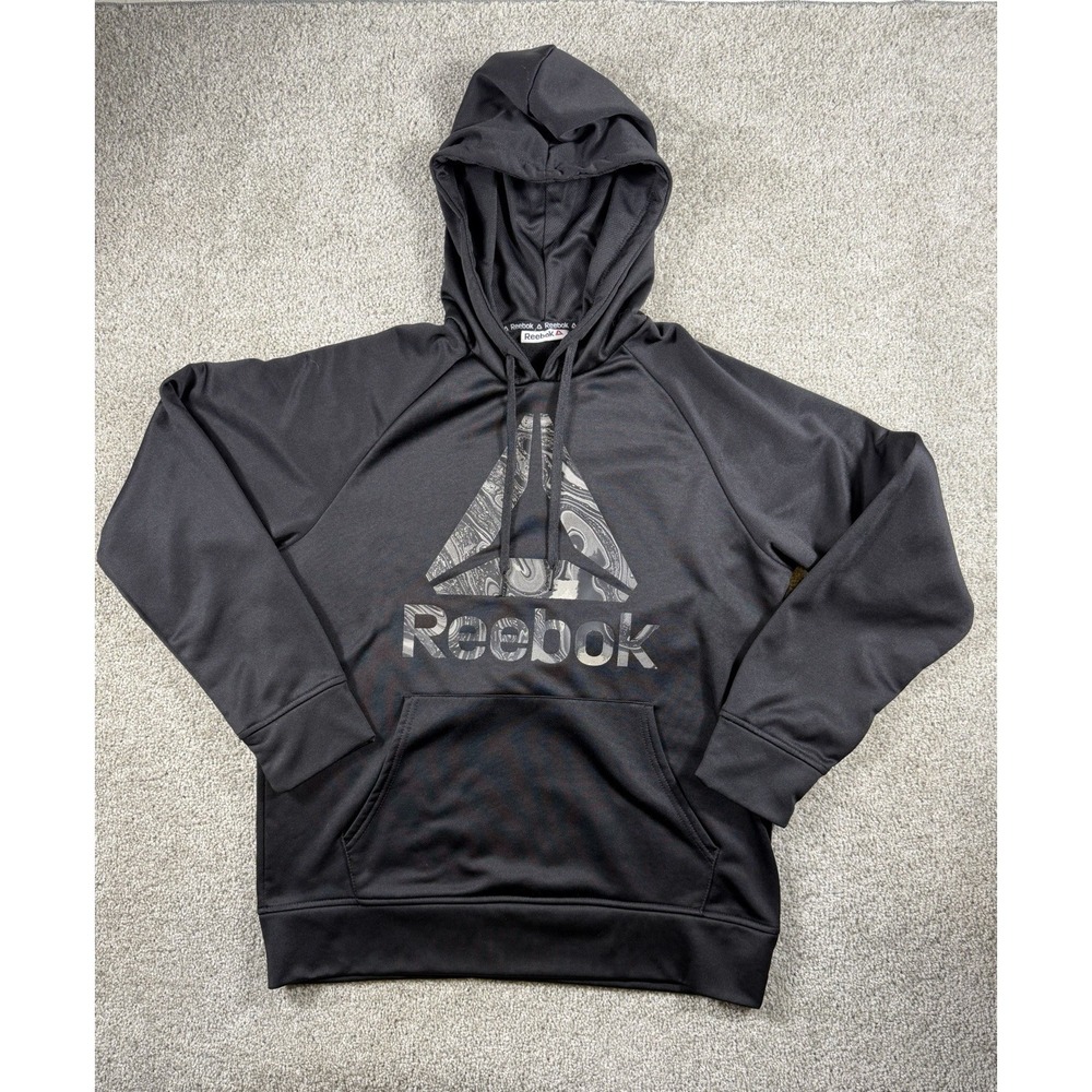 Sudadera‎ Reebok Negra con Capucha para Hombre - Talla M